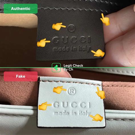 gucci marmont fake vs real|gucci marmont handbags real.